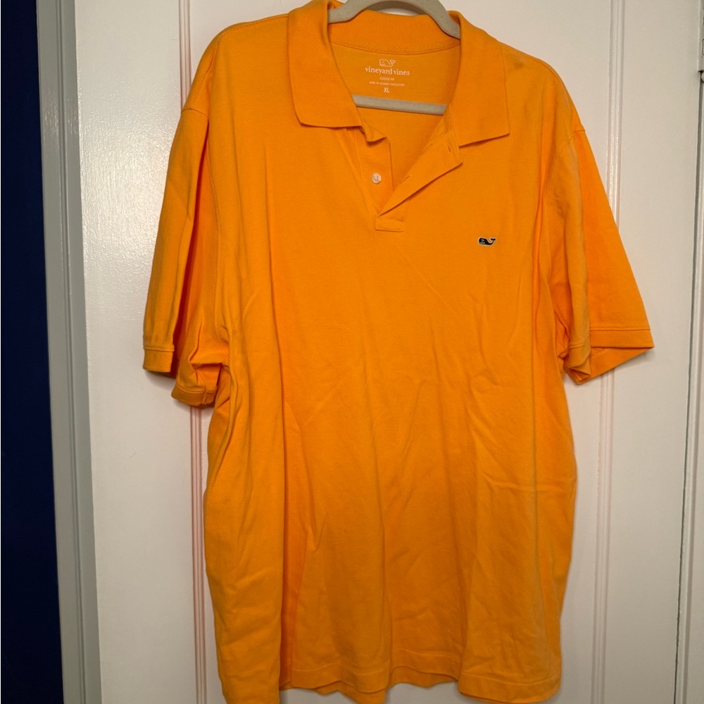 Vineyard Vines Bright Orange Polo Shirt